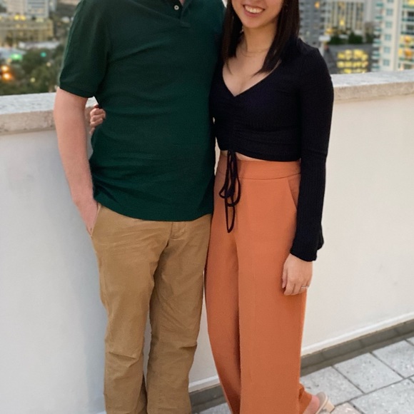 Drawstring Crop Long Sleeved Top - Picture 4 of 5